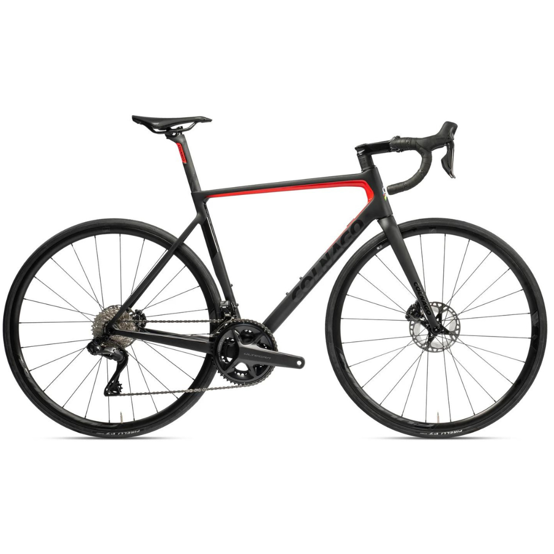 rennrad rot schwarz Bicicletta Colnago v3 Ultegra Di2