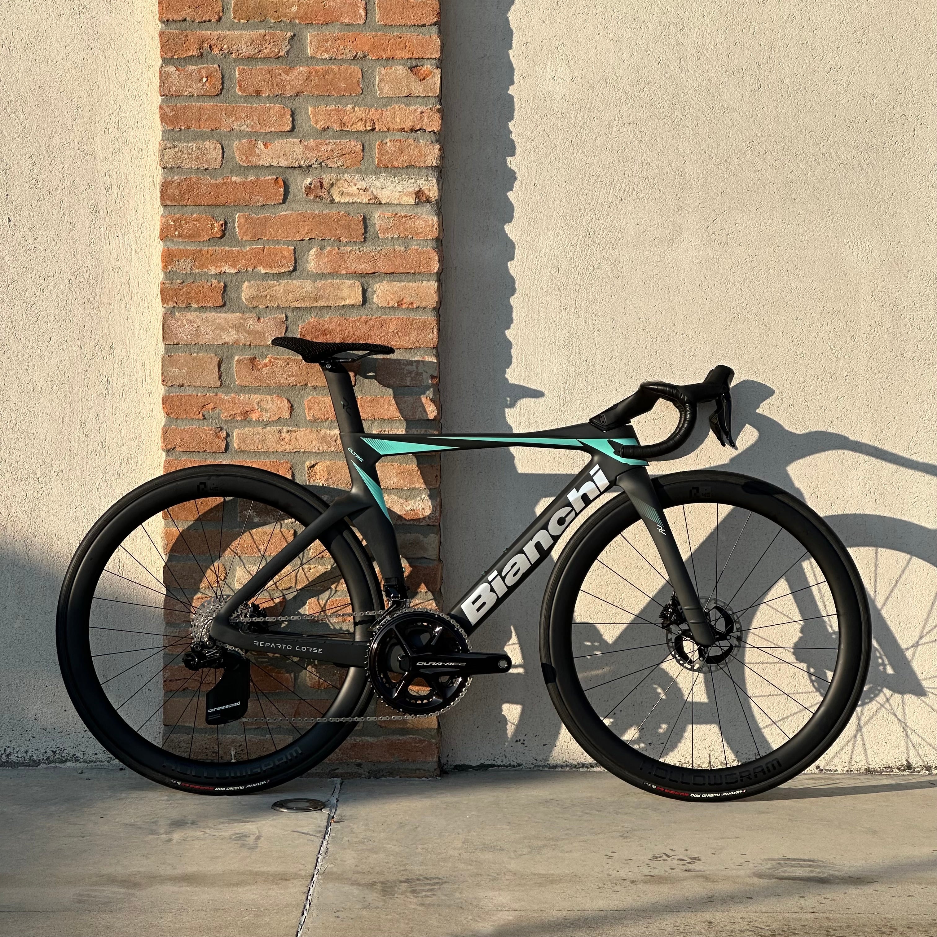 Bicicletta Bianchi Oltre RC Antracite Celeste Demo Francesconi Bike bicicletta-bianchi-oltre-rc-antracite-celeste-demo-francesconi-bike