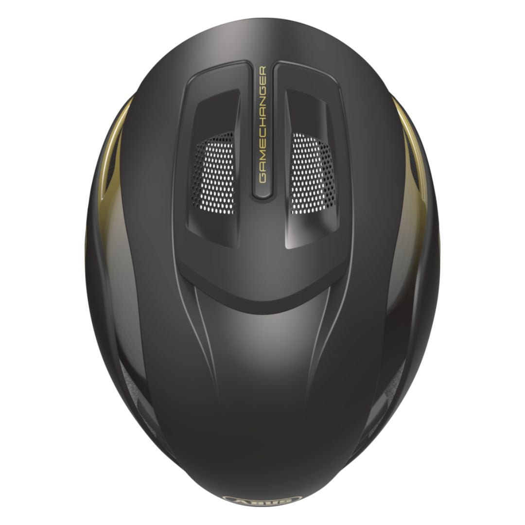 fahrradhelm schwarz gold Casco Abus Gamechanger 2.0