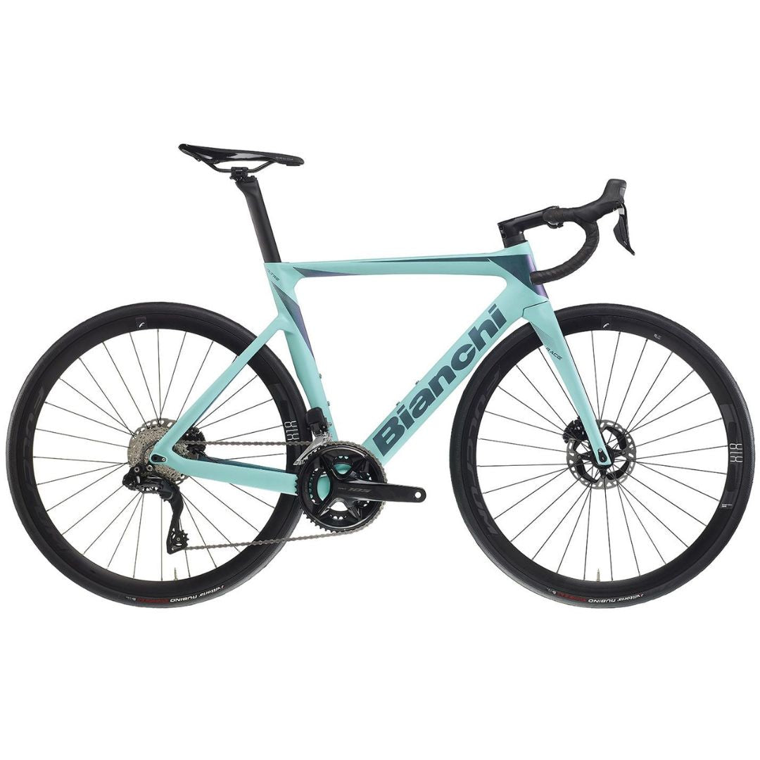 Bianchi Oltre Race 105 Di2 12v bicycle Light blue