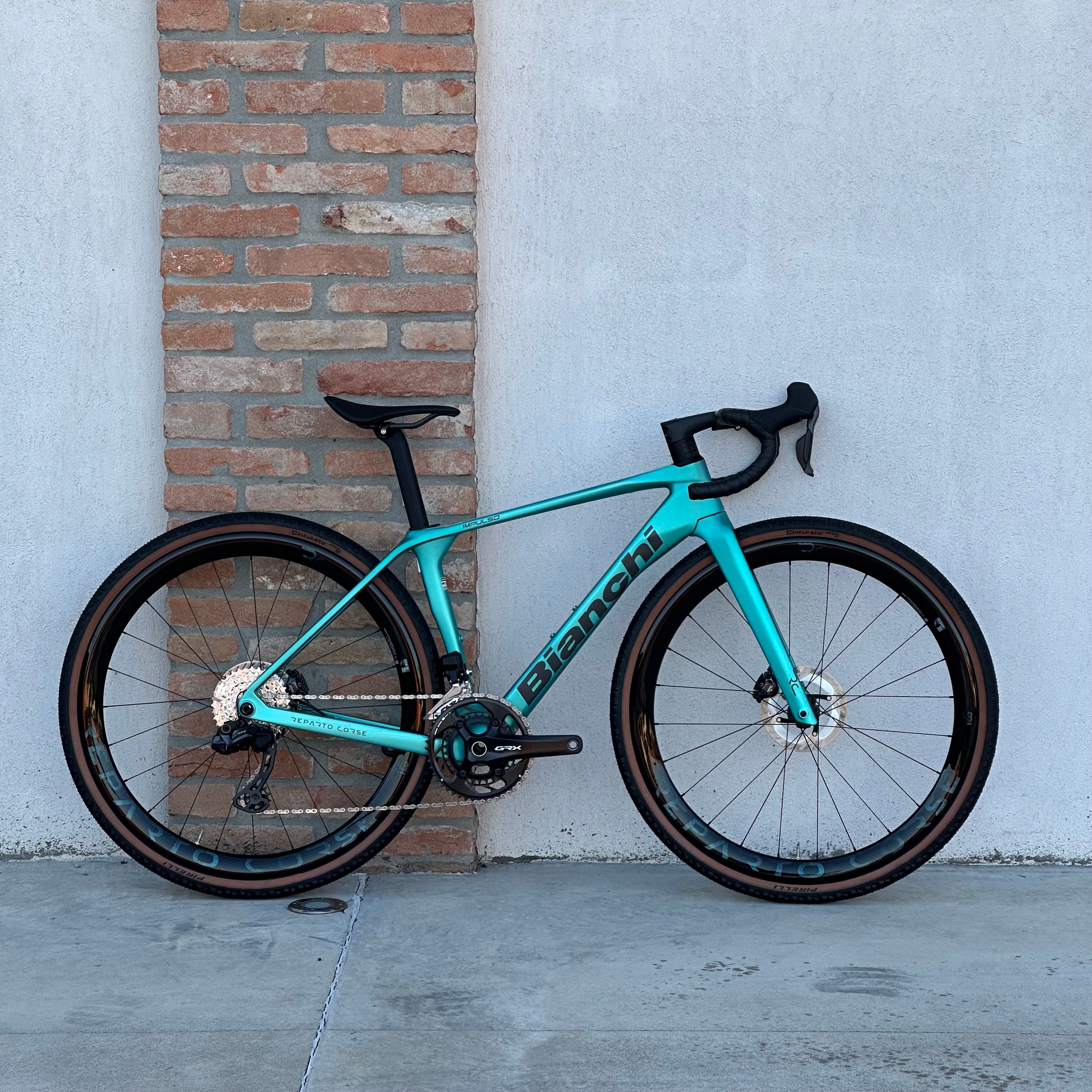 rennrad bianchi impulso Bicicletta Bianchi Impulso RC GRX 2x12 Power Meter - Celeste