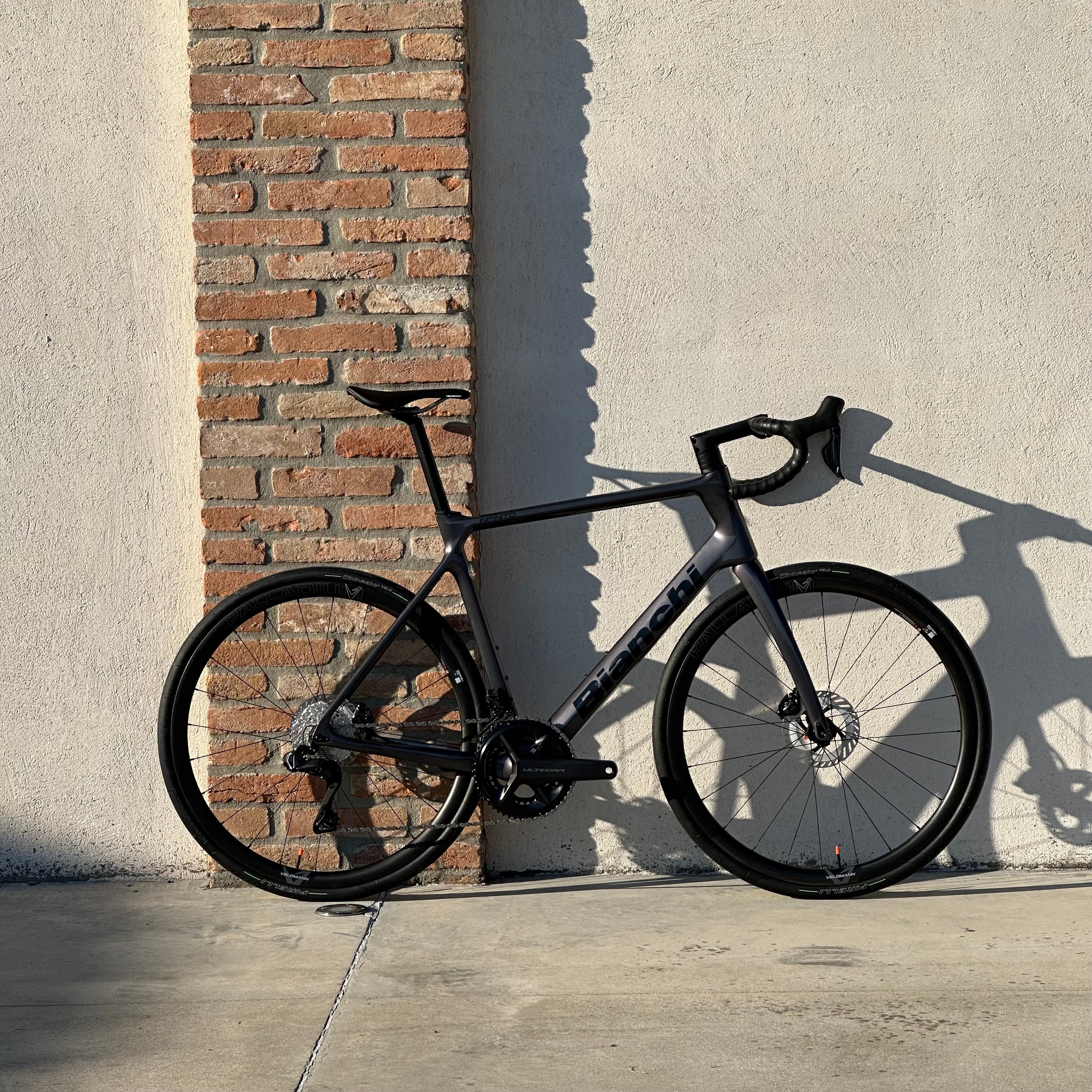bianchi rennrad infinito Fahrrad Bianchi Infinito Comp Ultegra Di2 - Schillerndes Violett