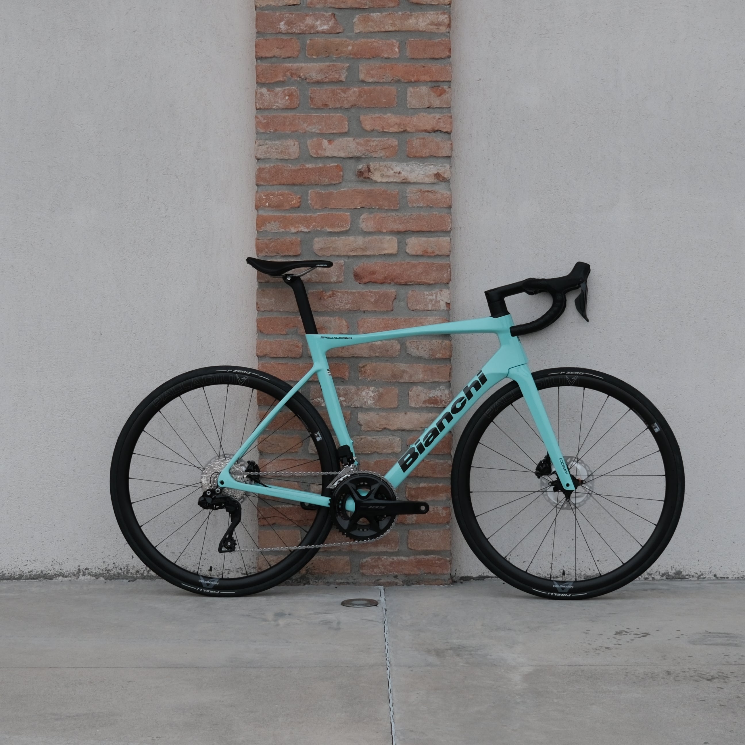 Fahrrad Bianchi Specialissima Comp Ultegra Di2 - Grau