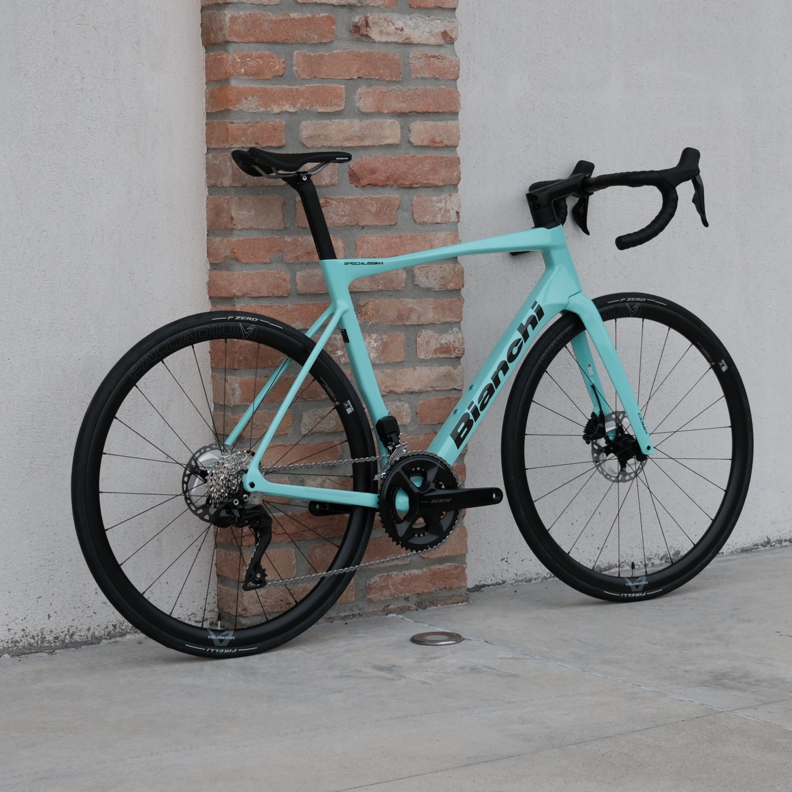 Fahrrad Bianchi Specialissima Comp Ultegra Di2 - Grau