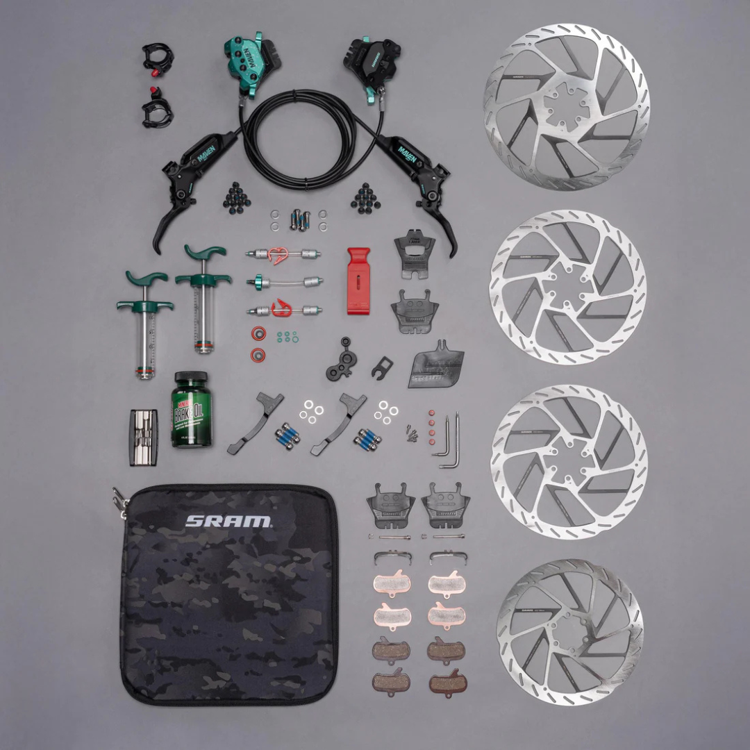 Kit Freins SRAM Maven Ultimate - Avant Et Arrière - Disque 4 Pistons - Gris