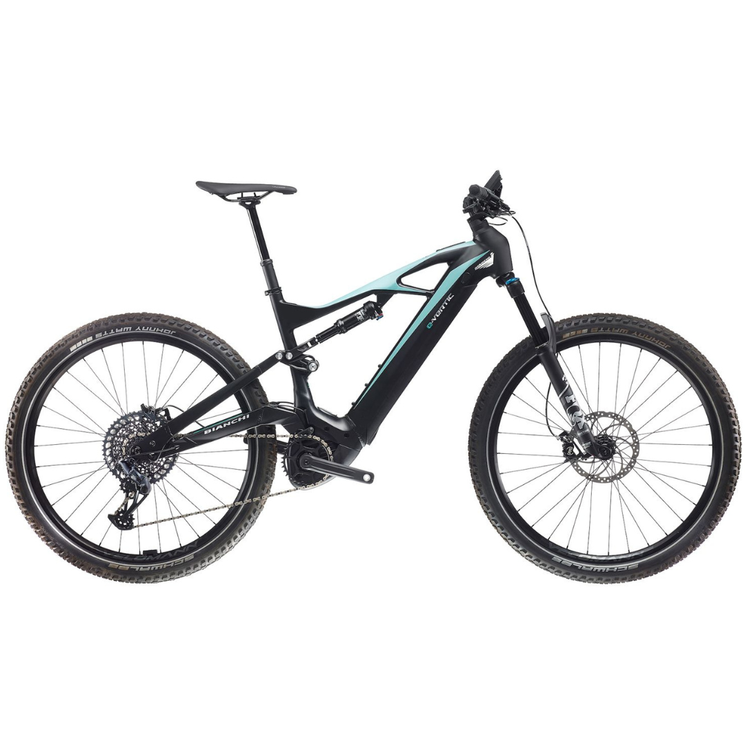 Bicicletta Bianchi e-Vertic FX-Type SX 12sp - Grafite/Celeste