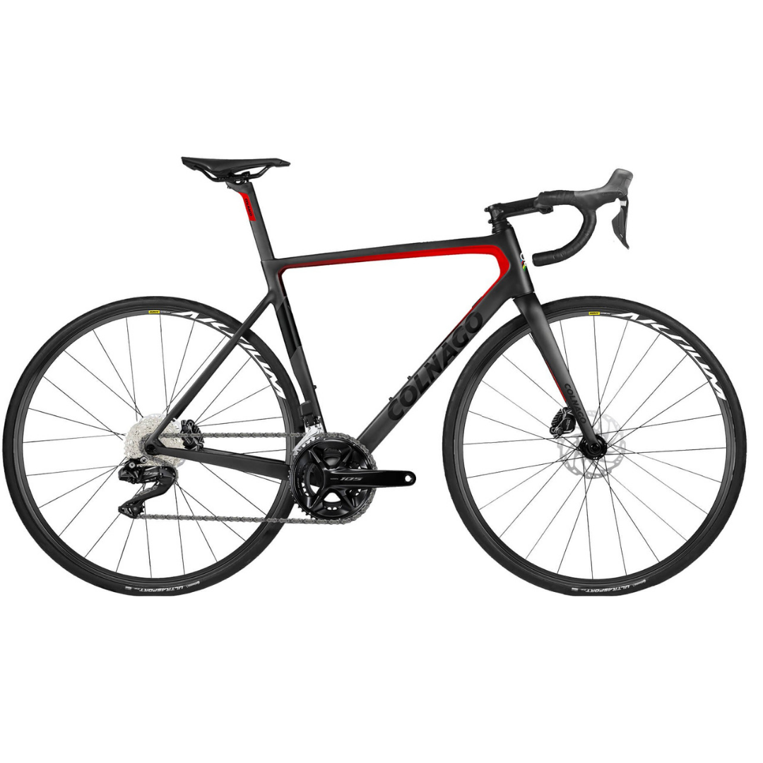 Colnago v3 105 di2 bicycle Black Red