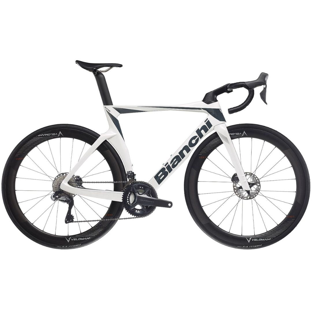 Bianchi Oltre Comp Ultegra Di2 2023 Bicycle White - Main Image