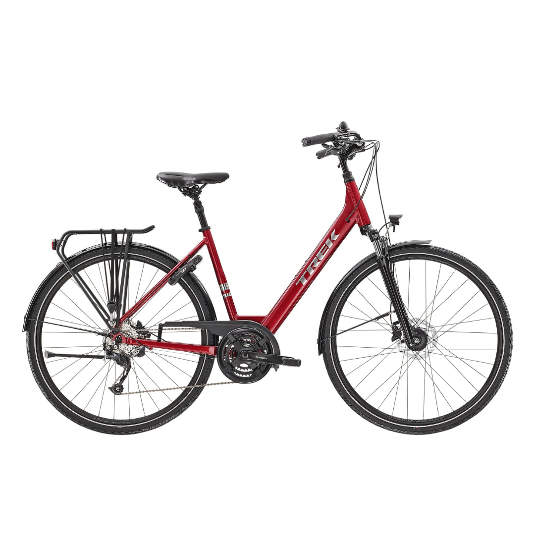 Bicicletta Trek Verve 2 Equipped Lowstep - Rosso