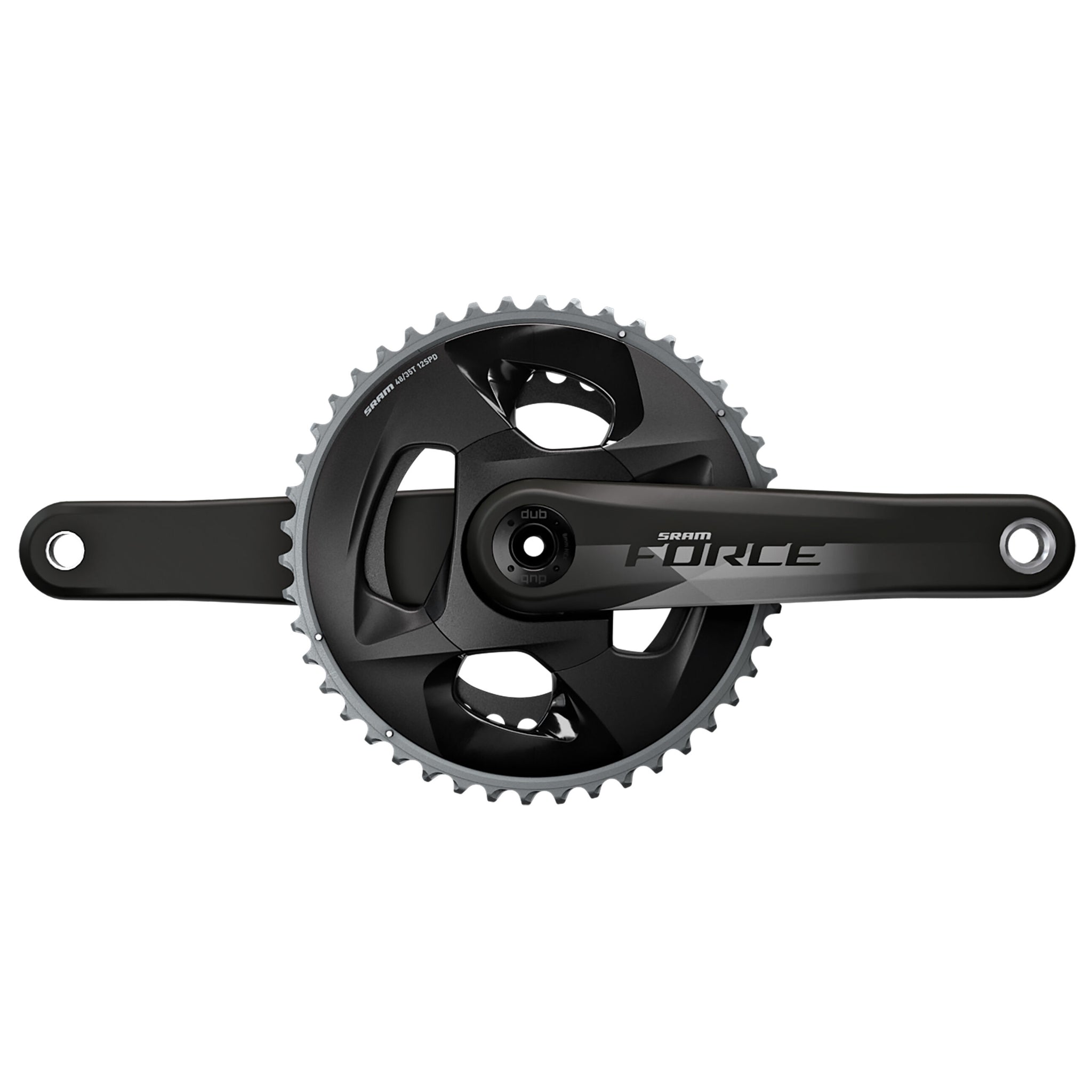 パーツ SRAM Force AXS Crank Set 170mm SRAM Force Crankset - 170mm, 2x 12-Speed, 48/35t, Direct