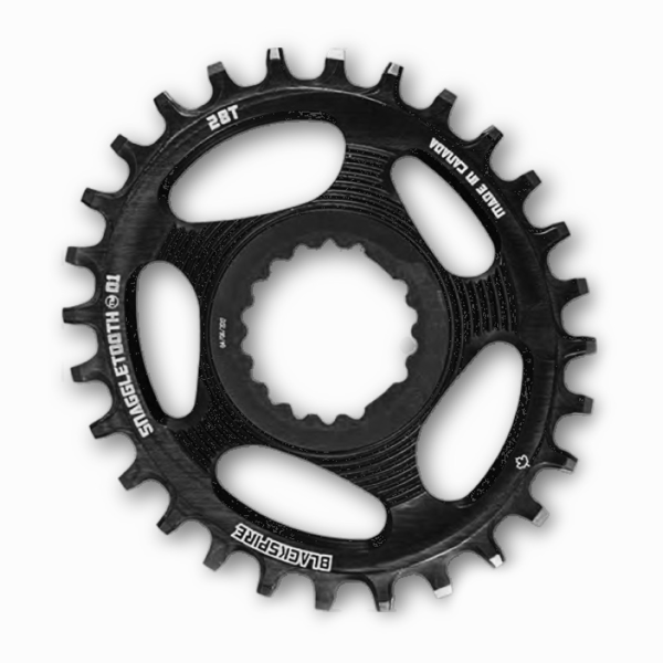 Corona Ovale AbsoluteBLACK A Montaggio Diretto 32 Denti - Rossa - Foto 2